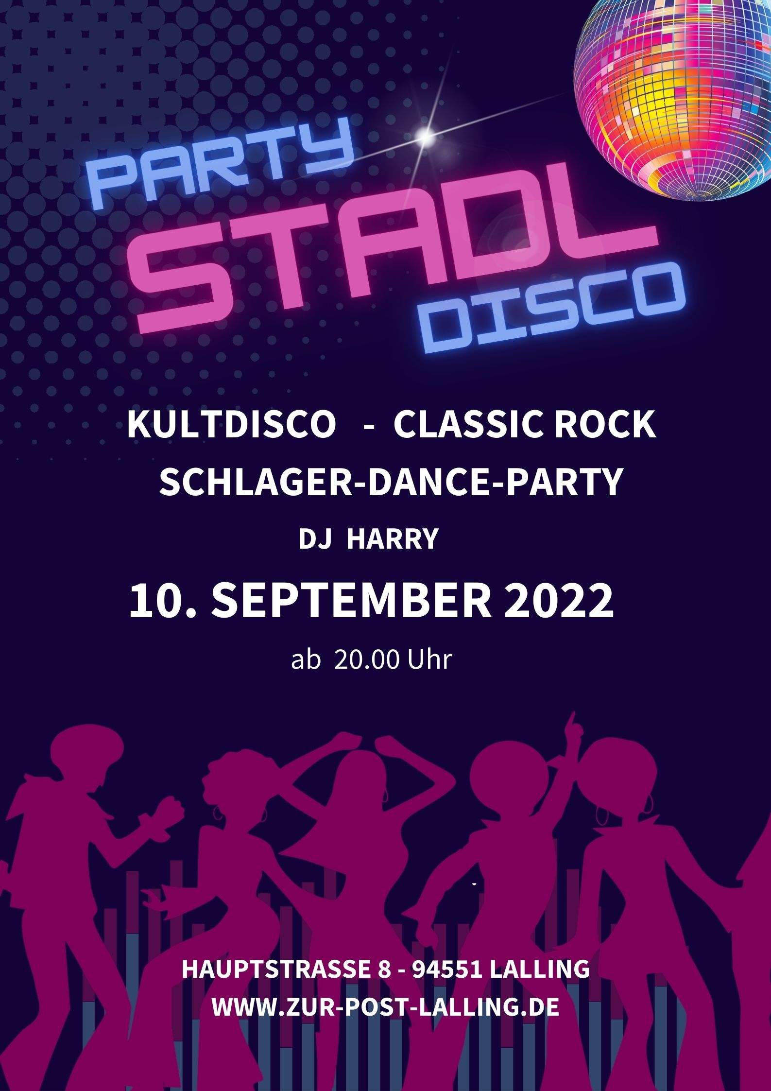 Stadl-Disco-Plakat