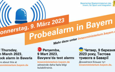 Warntag am 09.03.2023 Warnung der Bevölkerung