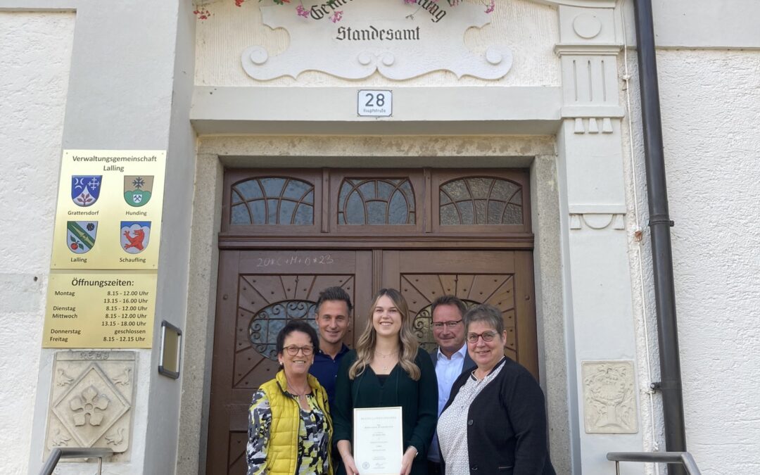 Bestellung von Anna-Lena Bredenbruch zur Standesbeamtin