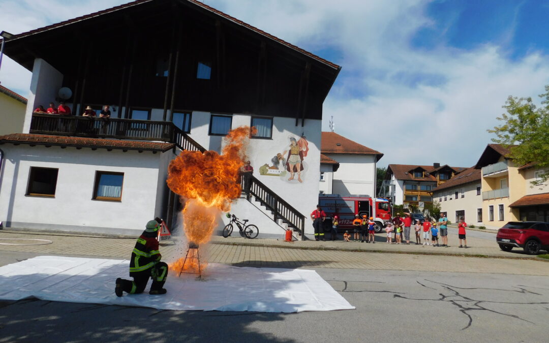 Ferienprogramm bei der Lallinger Feuerwehr