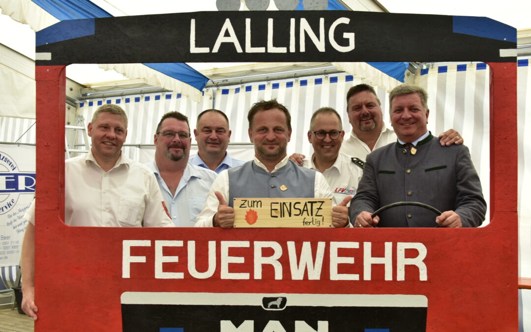 Feuerwehr Lalling feiert tolles Gründungsfest bei herrlichem Wetter