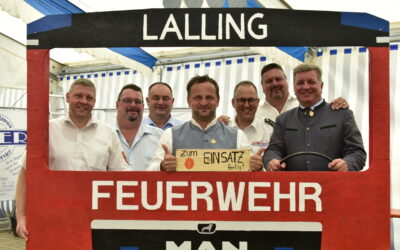 Feuerwehr Lalling feiert tolles Gründungsfest bei herrlichem Wetter