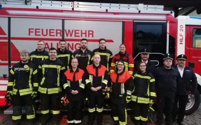 Lallinger Feuerwehr stellt Ausbildungsstand unter Beweis