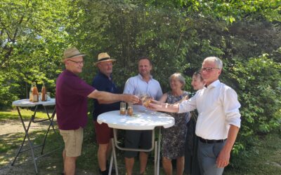 Trotz brütender Hitze war das Kurparkfest in Lalling ein Erfolg – Erholungsflächenverein organisierte ein Fest für den Unterhalt des Feng-Shui-Parks